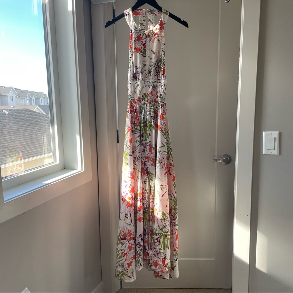 Halter Maxi dress with slit